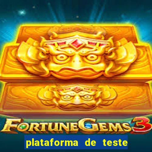 plataforma de teste pg demo